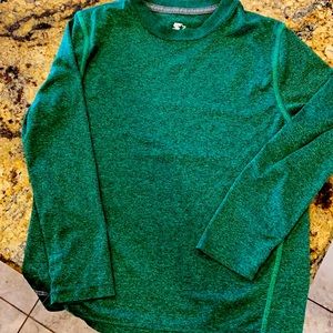 Green athletic shirt